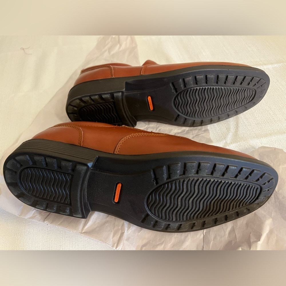 Globalwin Tan Leather Slip-ons Loafers Men's Size 9 - Picture 3 of 4